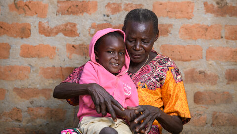 Photo: grandmother and child